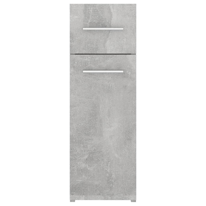 Armadietto da Farmacia Grigio Cemento 20x45,5x60 cm Truciolato cod mxl 42826