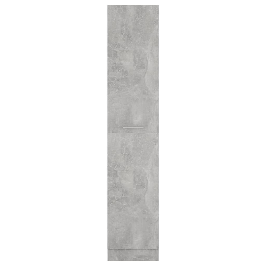 Armadietto da Farmacia Grigio Cemento 30x42,5x150 cm Truciolato 804224