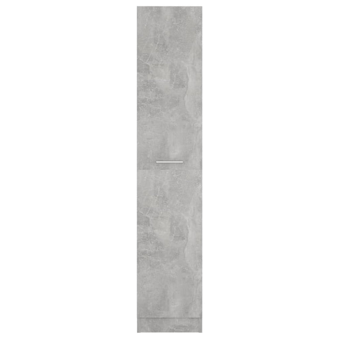 Armadietto da Farmacia Grigio Cemento 30x42,5x150 cm Truciolato 804224