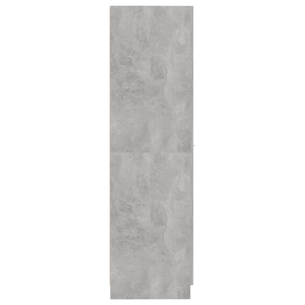 Armadietto da Farmacia Grigio Cemento 30x42,5x150 cm Truciolato 804224