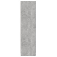 Armadietto da Farmacia Grigio Cemento 30x42,5x150 cm Truciolato 804224