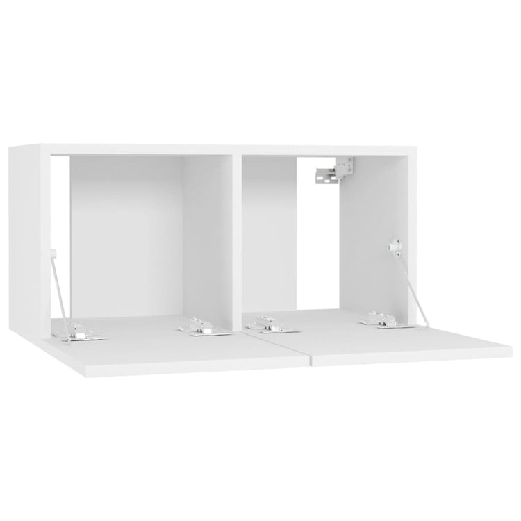 Mobili Porta TV Sospesi 2 pz Bianco 60x30x30cm  cod mxl 14880