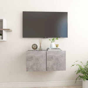 Mobile Porta TV Sospeso Grigio Cemento 60x30x30 cm cod mxl 15384