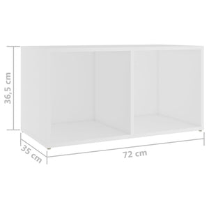 Mobili Porta TV 2 pz Bianco 72x35x36,5 cm in Legno Multistrato 3079898