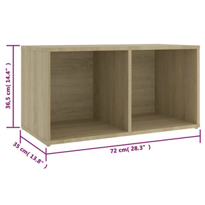 Mobili TV 2 pz Rovere Sonoma 72x35x36,5 cm in Truciolato 3079901