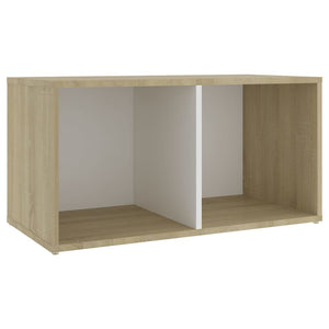 Mobili TV 2 pz Bianco e Rovere Sonoma 72x35x36,5 cm Truciolato  cod mxl 27308