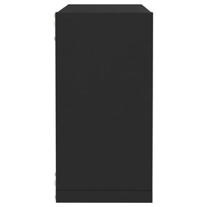 Mensole Parete a Cubo 6 pz Nero 30x15x30cm cod mxl 33099