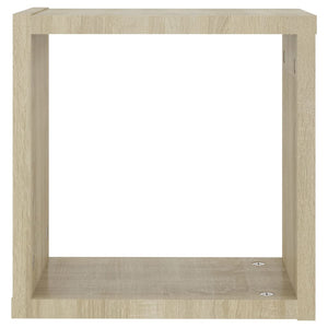 Mensole Parete a Cubo 6 pz Rovere Sonoma 30x15x30 cm cod mxl 58729