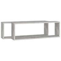 Mensole a Cubo 2 pz Grigio Cemento 80x15x26,5 cm in Truciolato cod mxl 52937