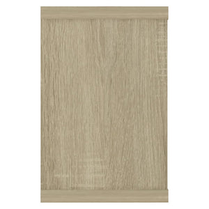 Mensole a Cubo 2 pz Rovere Sonoma 60x15x23 cm in Truciolato cod mxl 33536