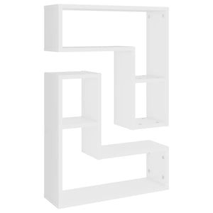 Mensole a Muro 2 pz Bianco 50x15x50 cm in Truciolato cod mxl 33206