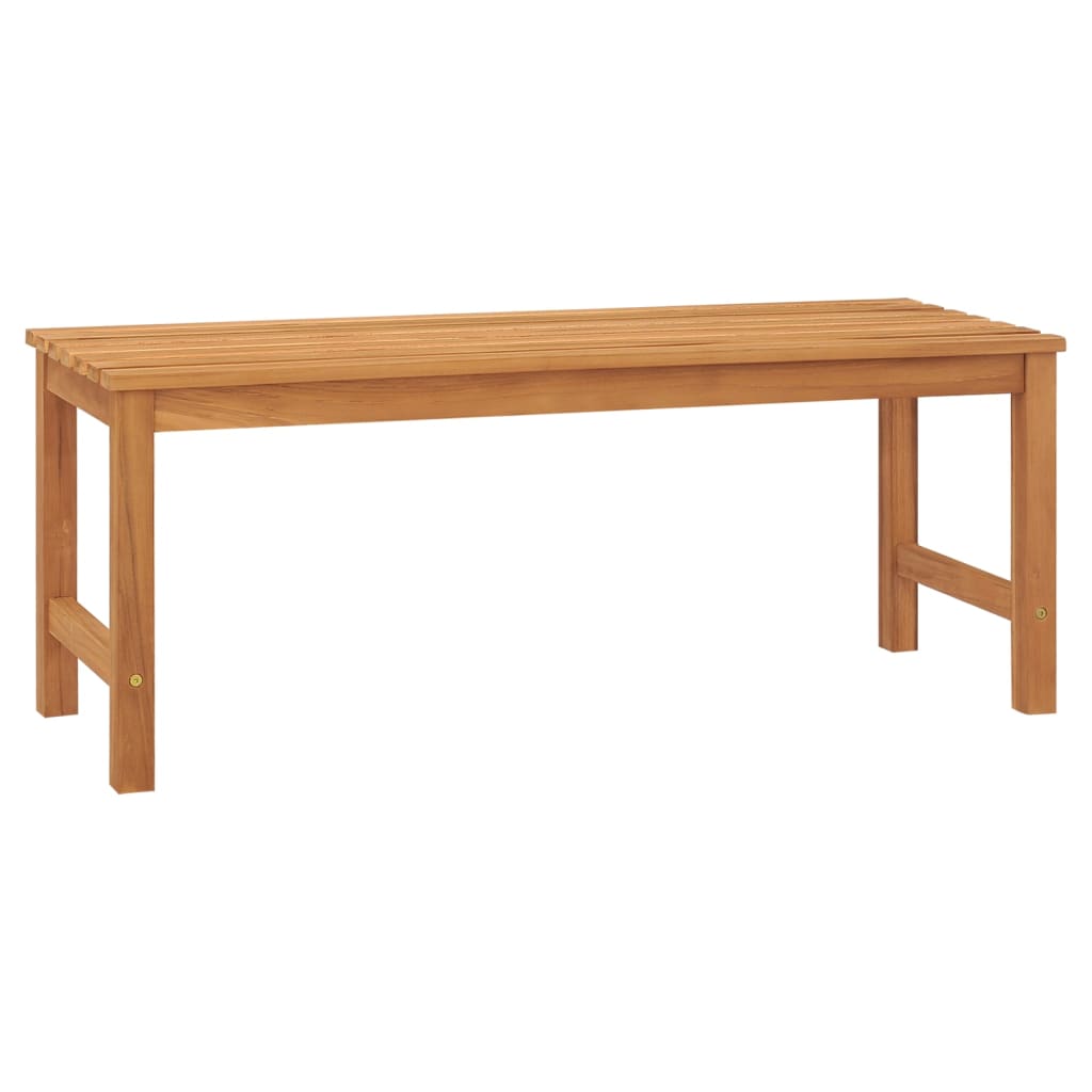 Panchina da Giardino 114 cm in Legno Massello di Teak cod mxl 46086