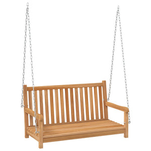 Dondolo da Giardino in Legno Massello di Teak 114x60x64 cm cod mxl 45877