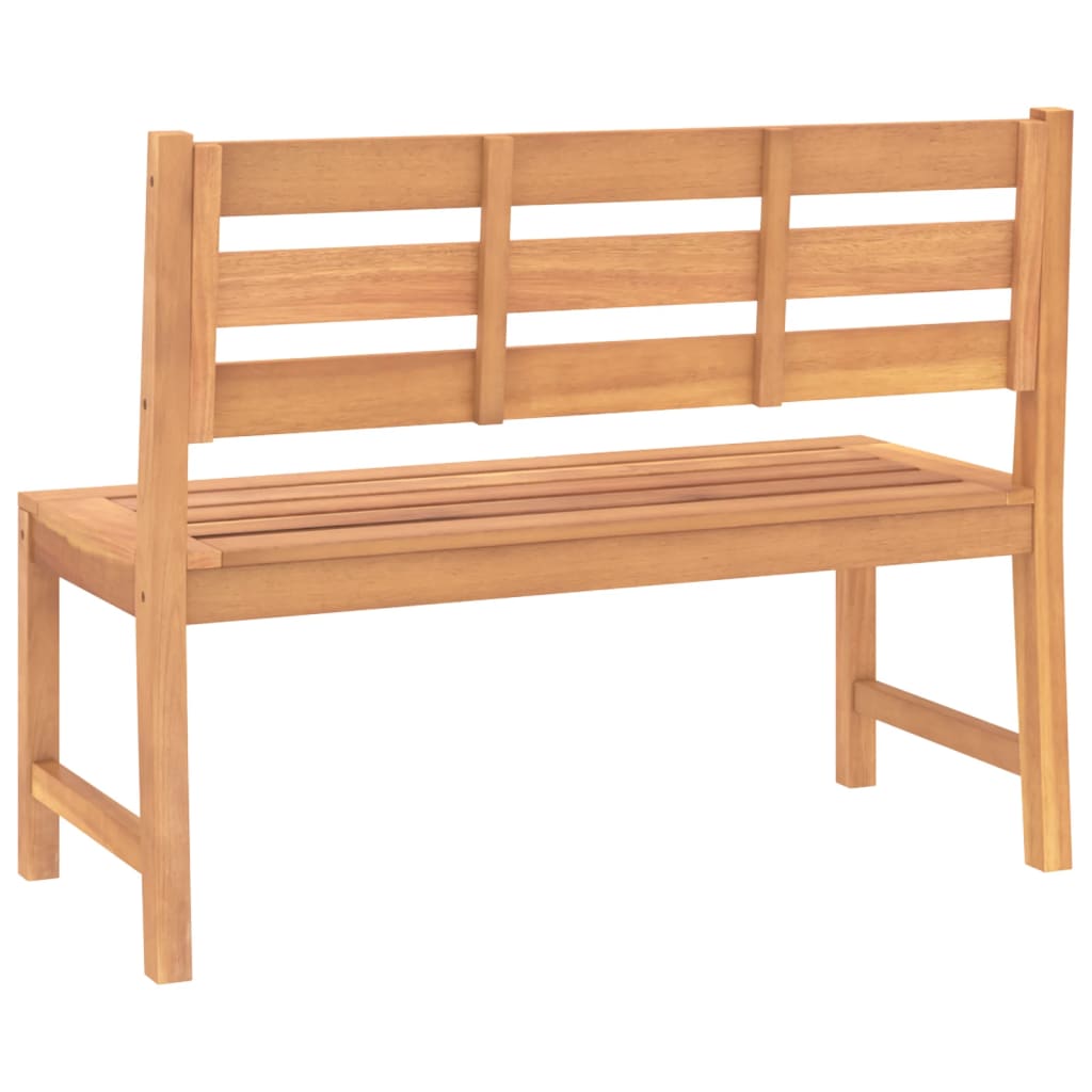 Panchina da Giardino 114 cm in Legno Massello di Teak