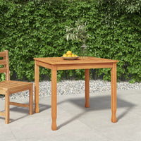 Tavolo da Pranzo da Giardino 85x85x75 cm Legno Massello di Teakcod mxl 126347