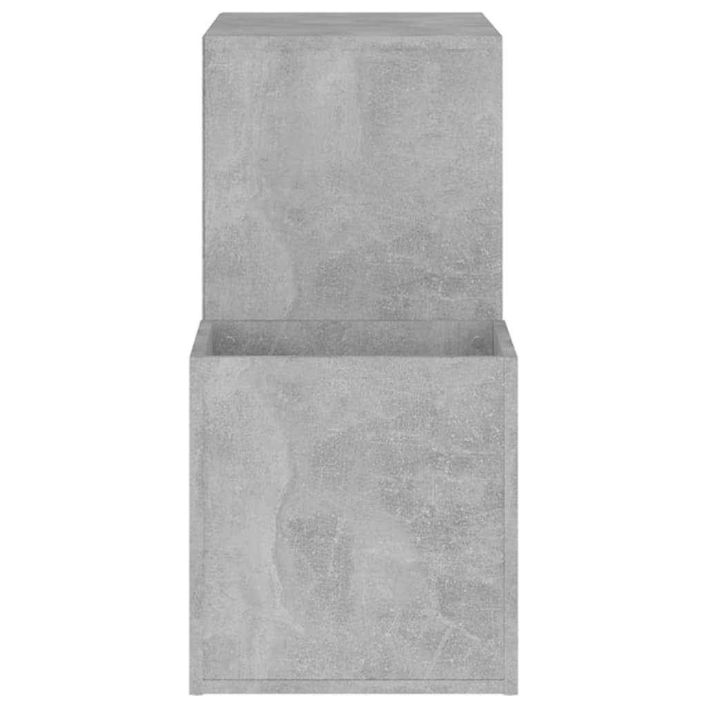 Scarpiera da Ingresso Grigio Cemento 105x35,5x70 cm Truciolato 808255