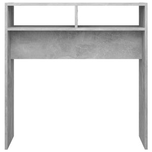 Tavolo Consolle Grigio Cemento 78x30x80 cm in Truciolato cod mxl 6423