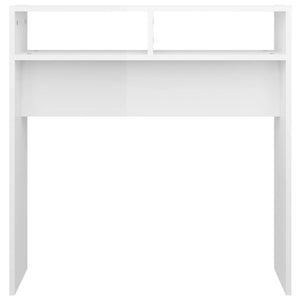 Tavolo Consolle Bianco Lucido 78x30x80 cm in Truciolato cod mxl 8847