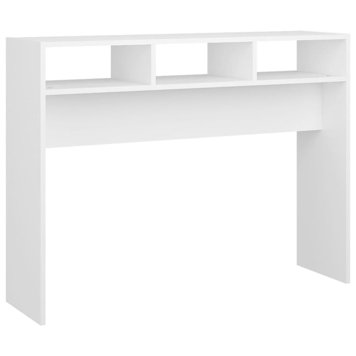 Tavolo Consolle Bianco 105x30x80 cm in Truciolato