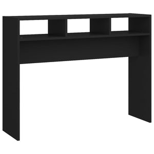 Tavolo Consolle Nero 105x30x80 cm in Truciolato 808306