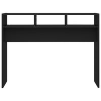 Tavolo Consolle Nero 105x30x80 cm in Truciolato 808306