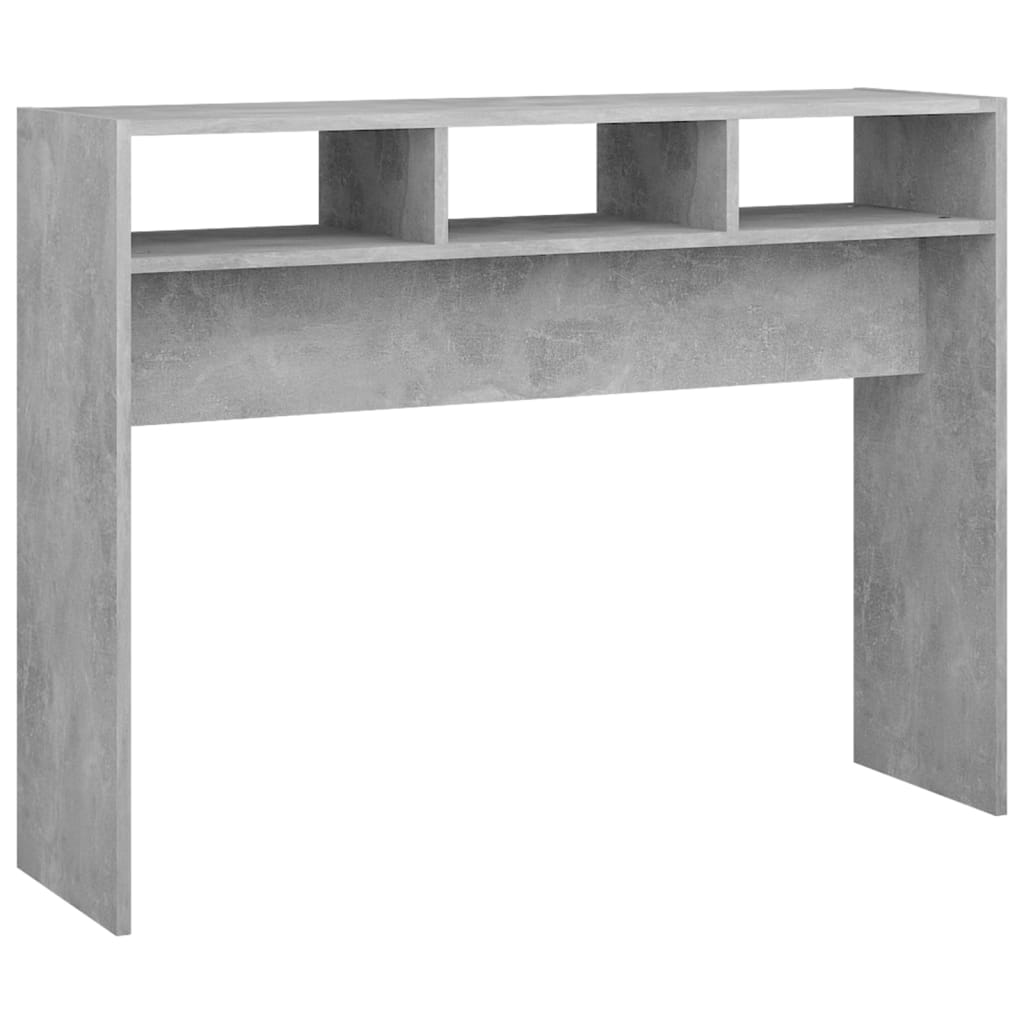 Tavolo Consolle Grigio Cemento 105x30x80 cm in Truciolato cod mxl 8297