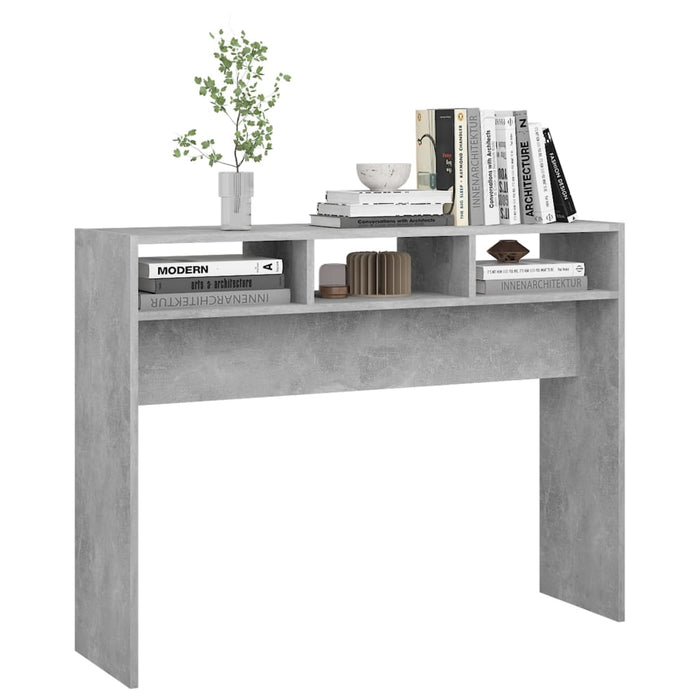 Tavolo Consolle Grigio Cemento 105x30x80 cm in Truciolato cod mxl 8297