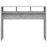 Tavolo Consolle Grigio Cemento 105x30x80 cm in Truciolato cod mxl 8297