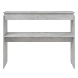 Tavolo Consolle Grigio Cemento 102x30x80 cm in Truciolato cod mxl 5627