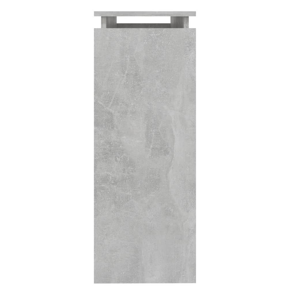 Tavolo Consolle Grigio Cemento 102x30x80 cm in Truciolato cod mxl 5627