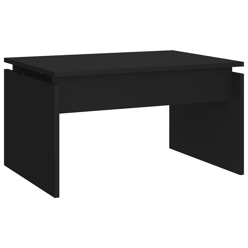 Tavolino da Salotto Nero 68x50x38 cm in Truciolato 808333