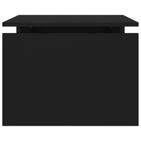 Tavolino da Salotto Nero 68x50x38 cm in Truciolato 808333