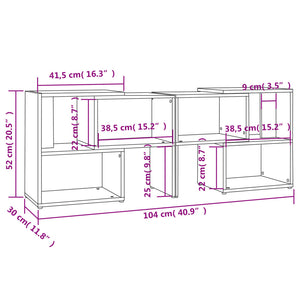 Mobile TV Bianco 104x30x52 cm inLegno Multistrato cod mxl 12956