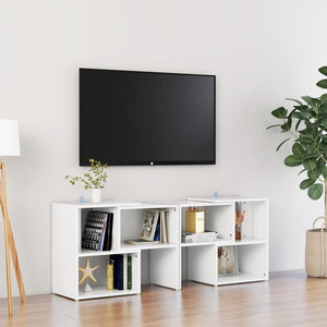 Mobile TV Bianco 104x30x52 cm inLegno Multistrato cod mxl 12956