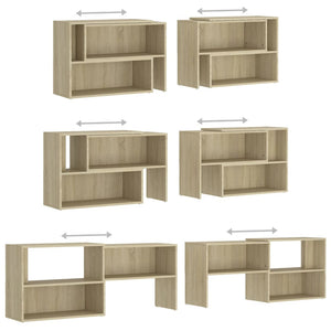 Mobile Porta TV Rovere Sonoma 149x30x52 cm in Legno Multistrato 808362