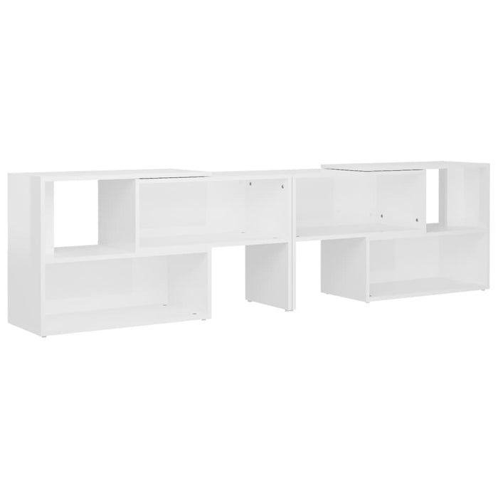 Mobile TV Bianco Lucido 149x30x52 cm in Truciolato cod mxl 7486