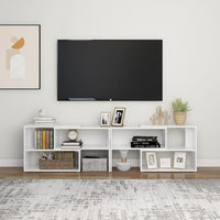 Mobile TV Bianco Lucido 149x30x52 cm in Truciolato cod mxl 7486