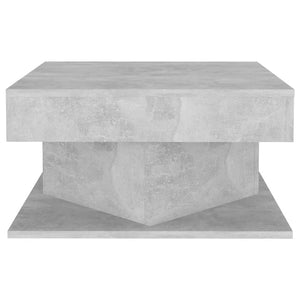 Tavolino da Salotto Grigio Cemento 57x57x30 cm in Truciolato 808372