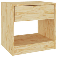 Comodino 40x31x40 cm in Legno Massello di Pino cod mxl 43226