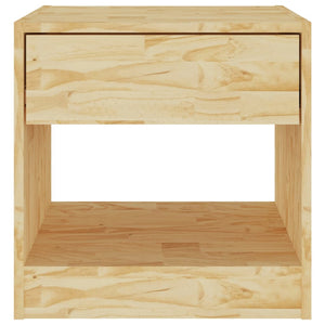 Comodino 40x31x40 cm in Legno Massello di Pino cod mxl 43226