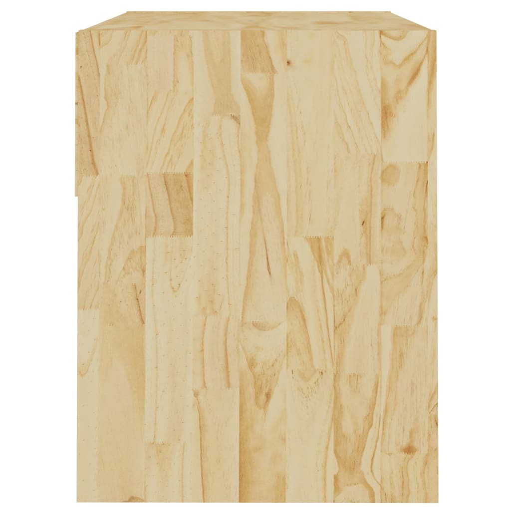 Comodino 40x31x40 cm in Legno Massello di Pino cod mxl 43226