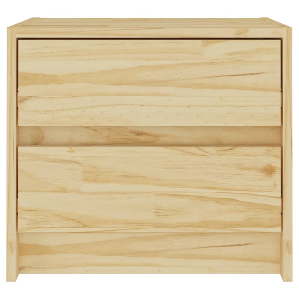 Comodini 2 pz 40x30,5x35,5 cm in Legno Massello di Pino cod mxl 30759