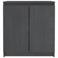 Credenza Grigia 60x36x65 cm in Legno Massello di Pino cod mxl 8648