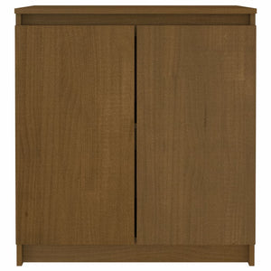 Credenza Marrone Miele 60x36x65 cm in Legno Massello di Pino 808101