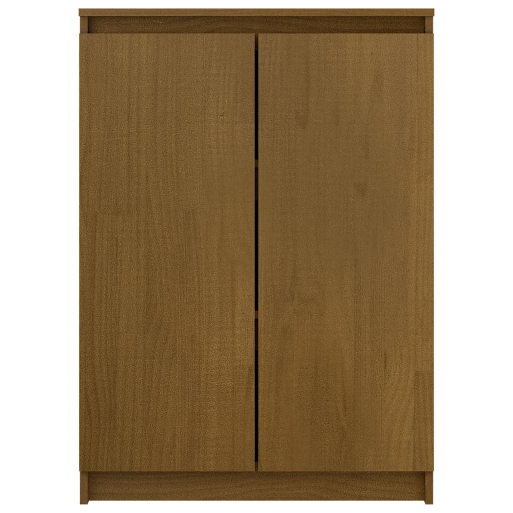 Credenza Marrone Miele 60x36x84 cm in Legno Massello di Pino 808111