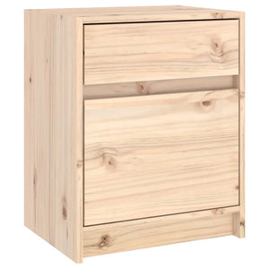 Comodini 2 pz 40x31x50 cm in Legno Massello di Pino 808124