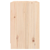 Comodini 2 pz 40x31x50 cm in Legno Massello di Pino 808124