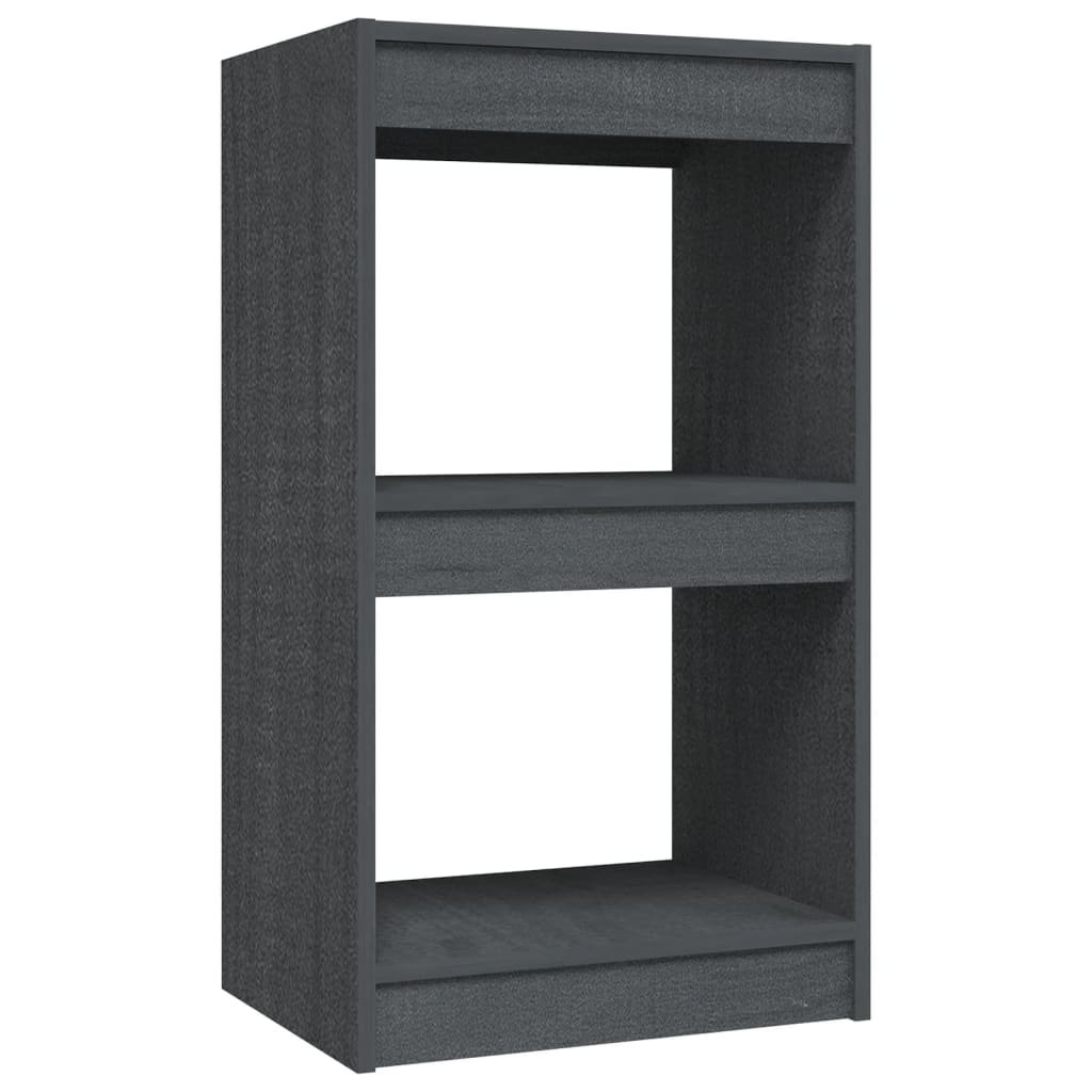 Libreria Grigia 40x30x71,5 cm in Legno Massello di Pino cod mxl 18611