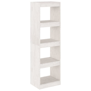 Libreria/Divisorio Bianco 40x30x135,5 cm Legno Massello di Pino cod mxl 24939