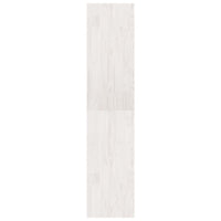 Libreria/Divisorio Bianco 40x30x135,5 cm Legno Massello di Pino cod mxl 24939